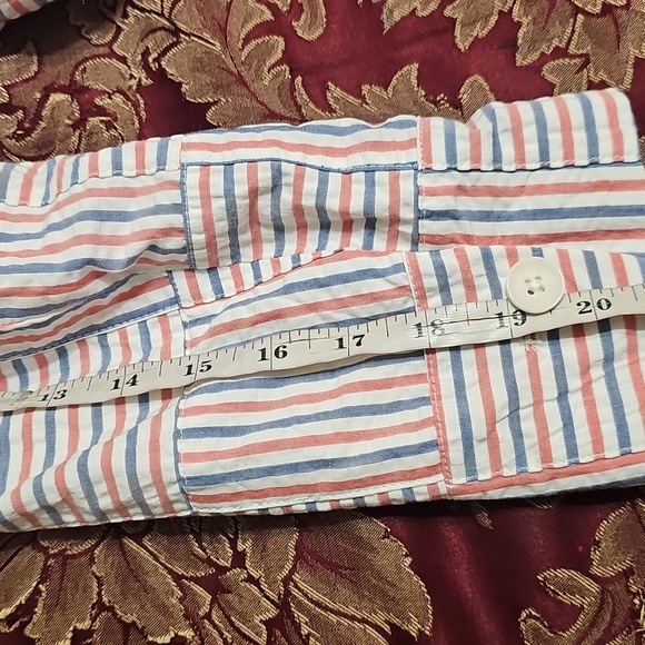 NWT Talbots Seersucker Red, White, Blue Blazer - Picture 9 of 9